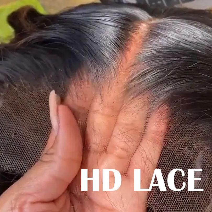 HD 4x4 dentelle fermeture pré-plumée vague de corps en gros brésilien Remy cheveux humains HD dentelle pour les femmes noires