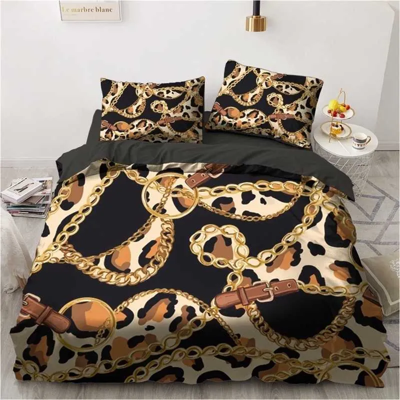 مجموعات الفراش ثلاثية الأبعاد عبارة عن غطاء لحاف الباروكي الهندسي مجموعة لذيلة السرير لانين بيد