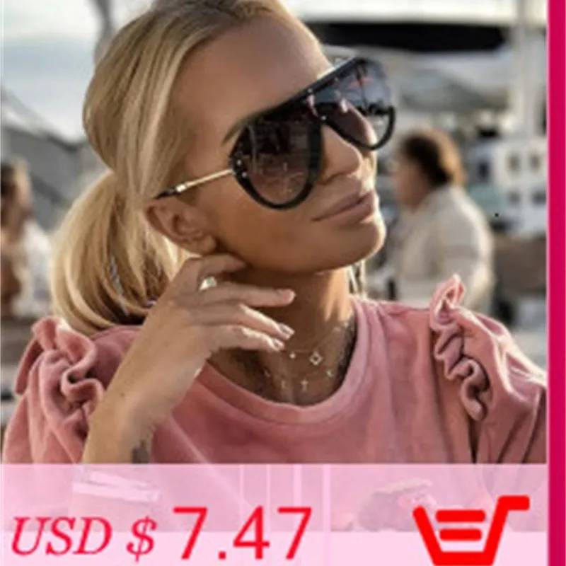 QPeClou 2020 New Metal Oversized Square Sunglasses Women Brand Designer Vintage Punk Sun Glasses Female Fashion Shades Oculos