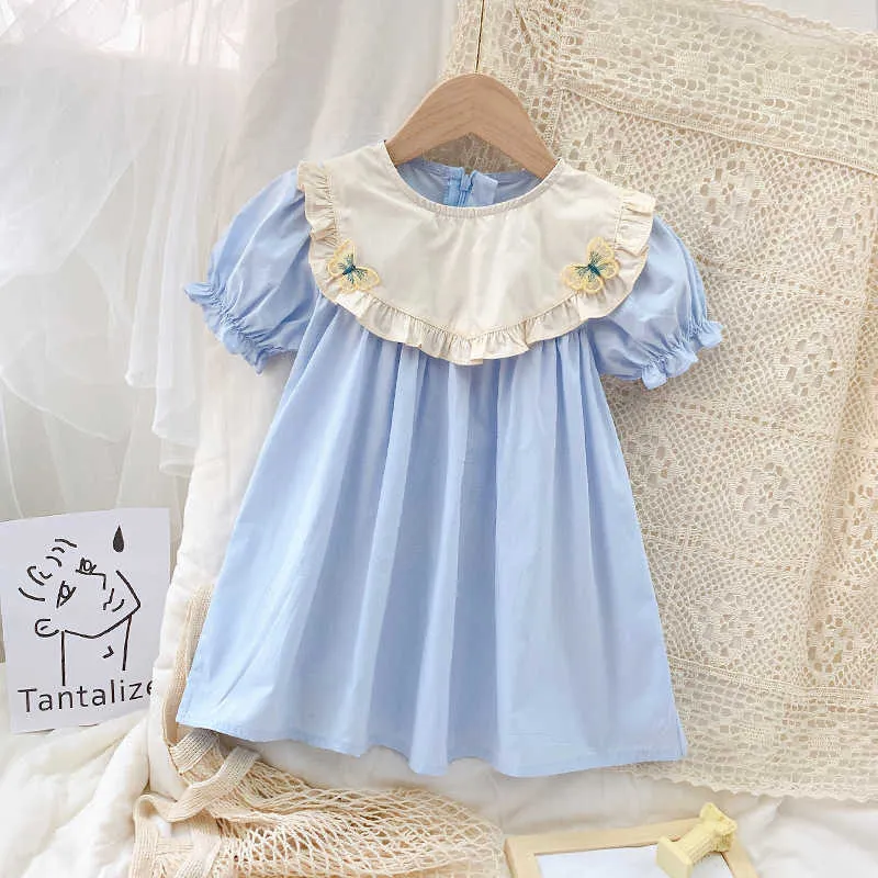 Vestidos ligeros de verano para niños 2021 Ropa de niña Bebé español Vestido de princesa casual para niños Vestido de vacaciones 2 a 8 años Q0716