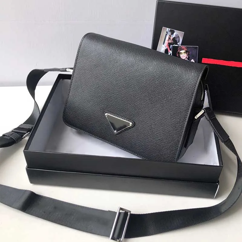 Erkek deri meslekçi çantası ve kutu en kaliteli omuz çantaları tasarımcısı evrensel klasik moda sıradan iş debriyaj çantası2276