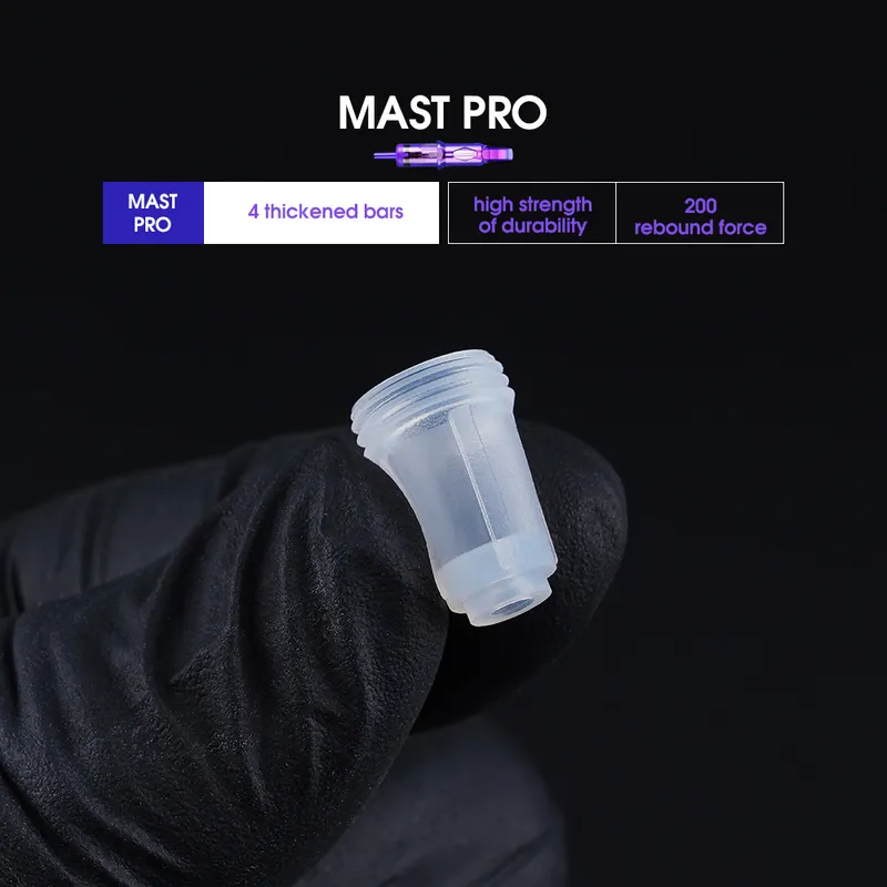 Mast Pro 1RL Sterilize Dövme Kartuş İğneleri Tedarik Kalıcı Makyaj Yuvarlak Liner 035mm030mm 2202143076910