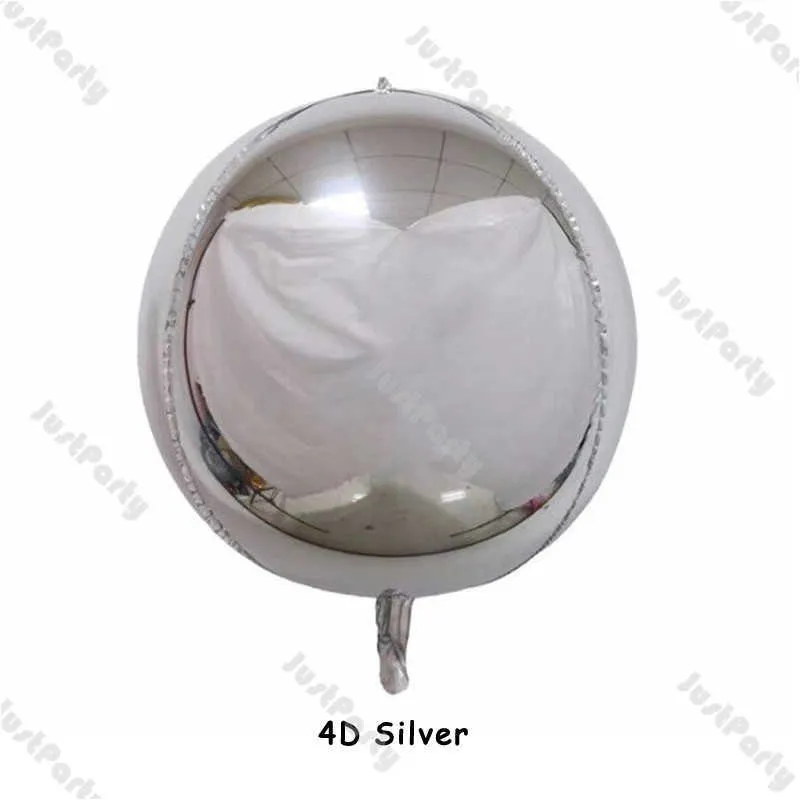 192ps Металлические серебряные воздушные шары гирлянда DIY Свадебные украшения хром золото шампанское матовое черное воздушное шарико