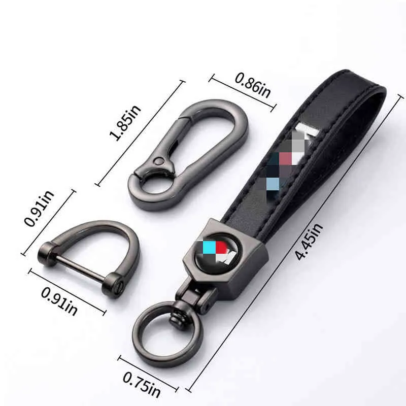 catena di lusso S Luxury CHORDE CHIAVE FOB Auto in pelle vera