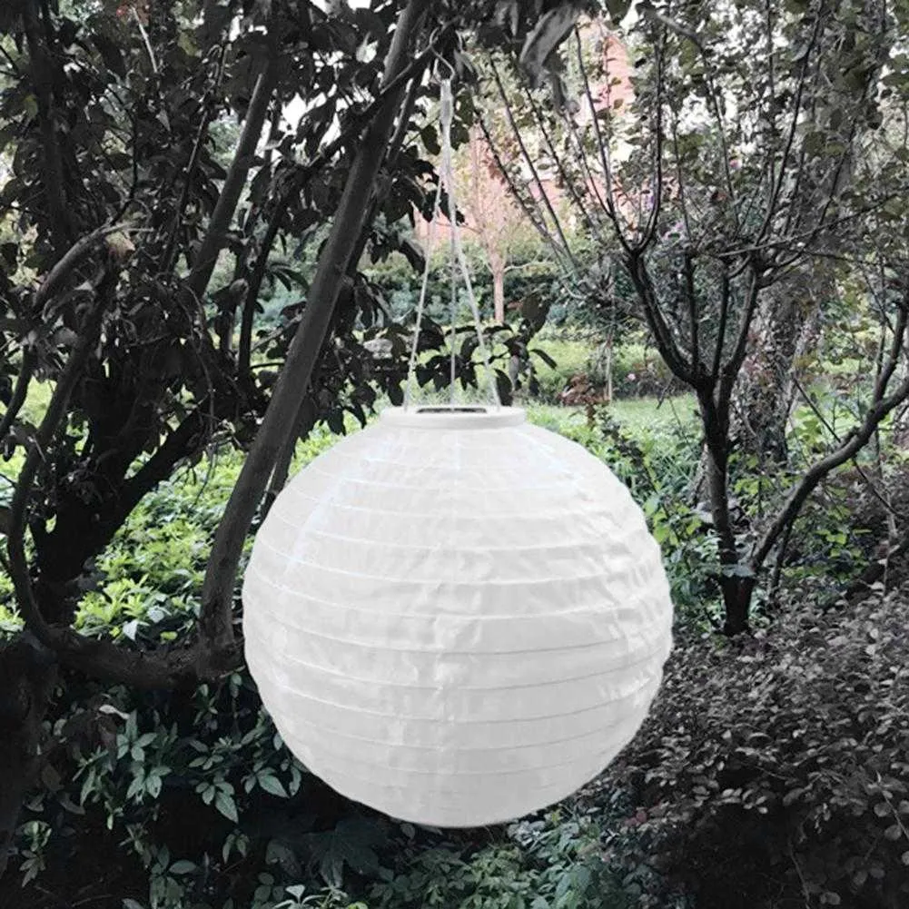 LED Solar Chinese Lanterns Waterproof Lampion Hanging Ball Light Birthday Wedding DIY Craft Decor Gift Party Supplies Q08109512153