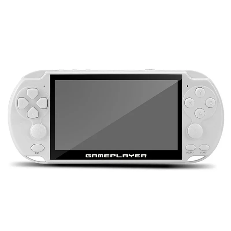 X9 PLUS 16 GB 10000+ Spiele 5,1-Zoll-HD-Bildschirm 128-Bit-Retro-Handheld-Spielekonsole Mehrsprachige Game-Player-Unterstützung für GBA
