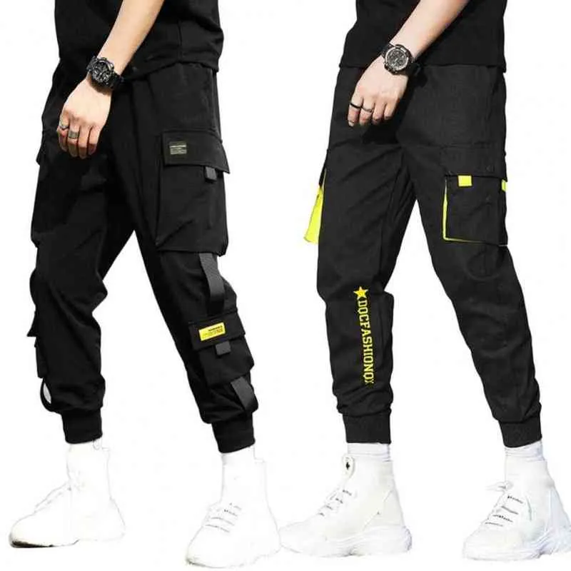 Pantalon chaud décontracté respirant élastique cheville pantalon Hip Hop pour hommes H1223