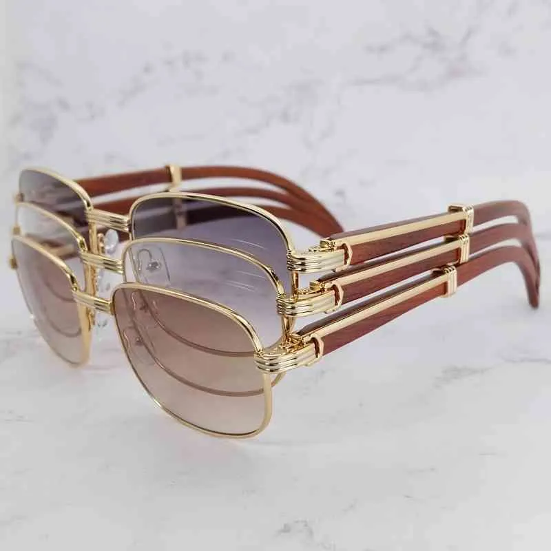 2024 Designer de luxo Off Luxury Designer Novos óculos de sol masculinos e femininos Off Off Vintage Mens Red Wood Square elegante retro óculos transparentes Prescrição