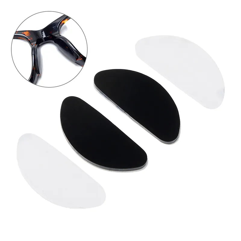 Drop Frakt 5 Par Anti-Slip Silicone Nose Pads för glasögon Glasögon Stödstöd på Nose Pad Eyewear Tillbehör