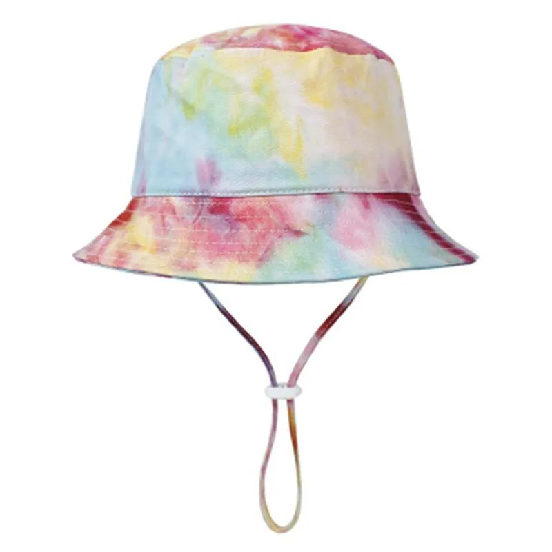 Children's Summer Hat Girls Fisherman Sun Cap Baby Wide Brim Beach Outdoor UV ProtectionHats For 3 Months To 5 Years Kids Hat311u