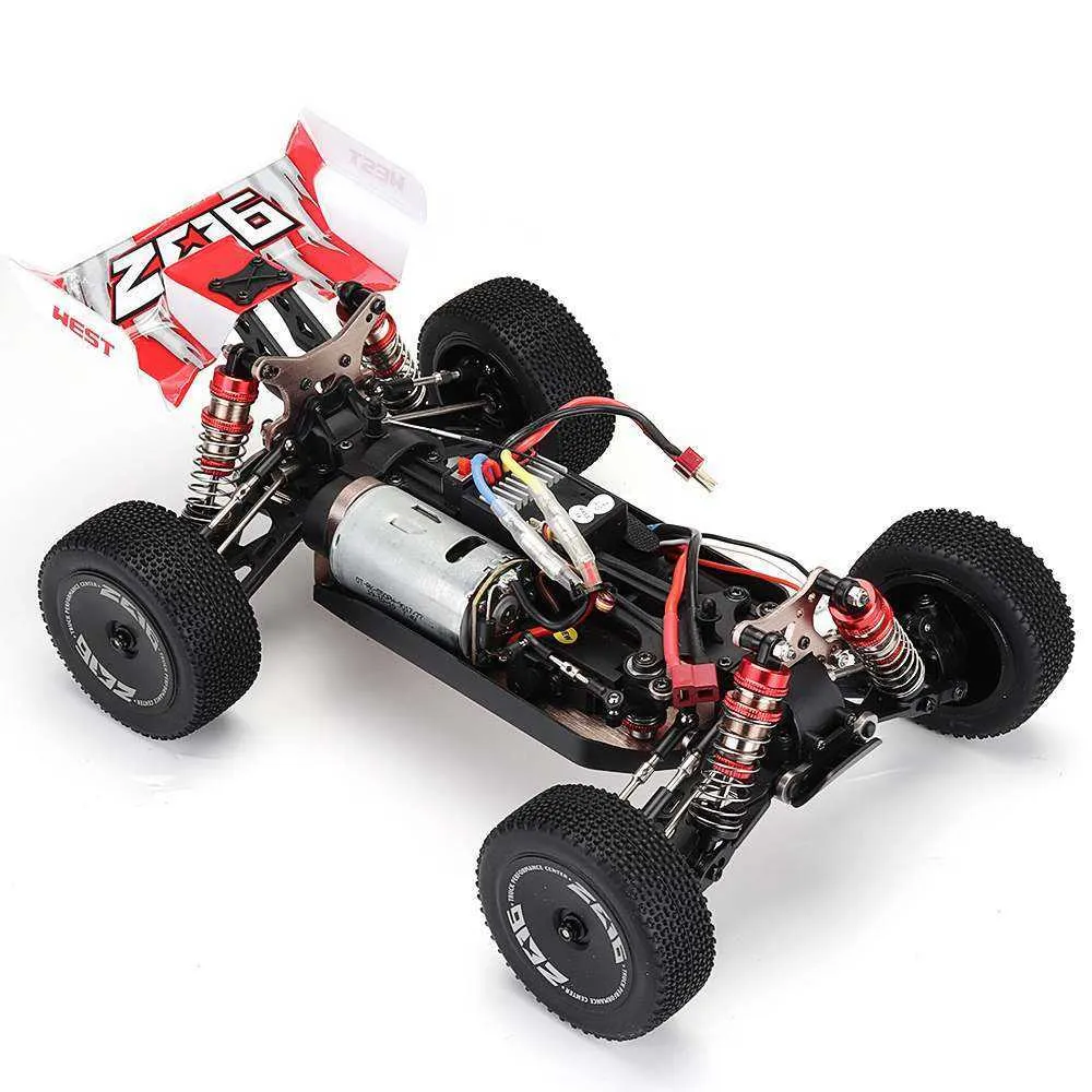 Wltoys 144001 1:14 2.4 جرام 4wd عالية السرعة سباق rc سيارة مركبة نماذج 60 كيلومتر / ساعة اثنين من البطارية 7.4V 2600mAh التحكم عن بعد نموذج سيارة 2201119