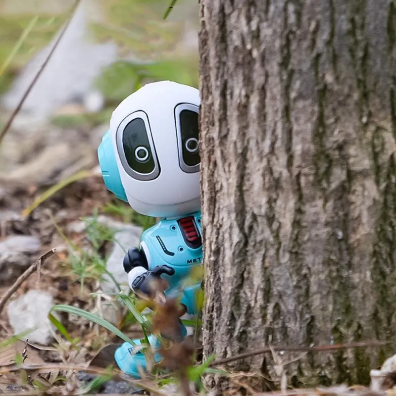 الالكترونيات RobotsSmart سبيكة روبوت الحديث الاستشعار روبوت لعبة الإلكترونية كيد عيد الميلاد هدية ديي لفتة لمس الاستشعار led الإلكترونية إعادة