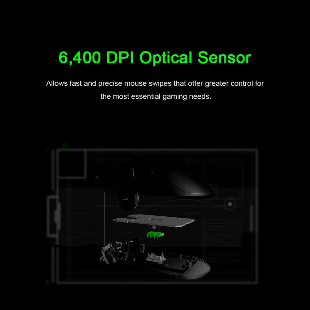 Оригинальный Razer Deathodder Необходимая проводная игровая мышь мыши Оптический датчик 5 независимо Кнопки ноутбука PC Gamer