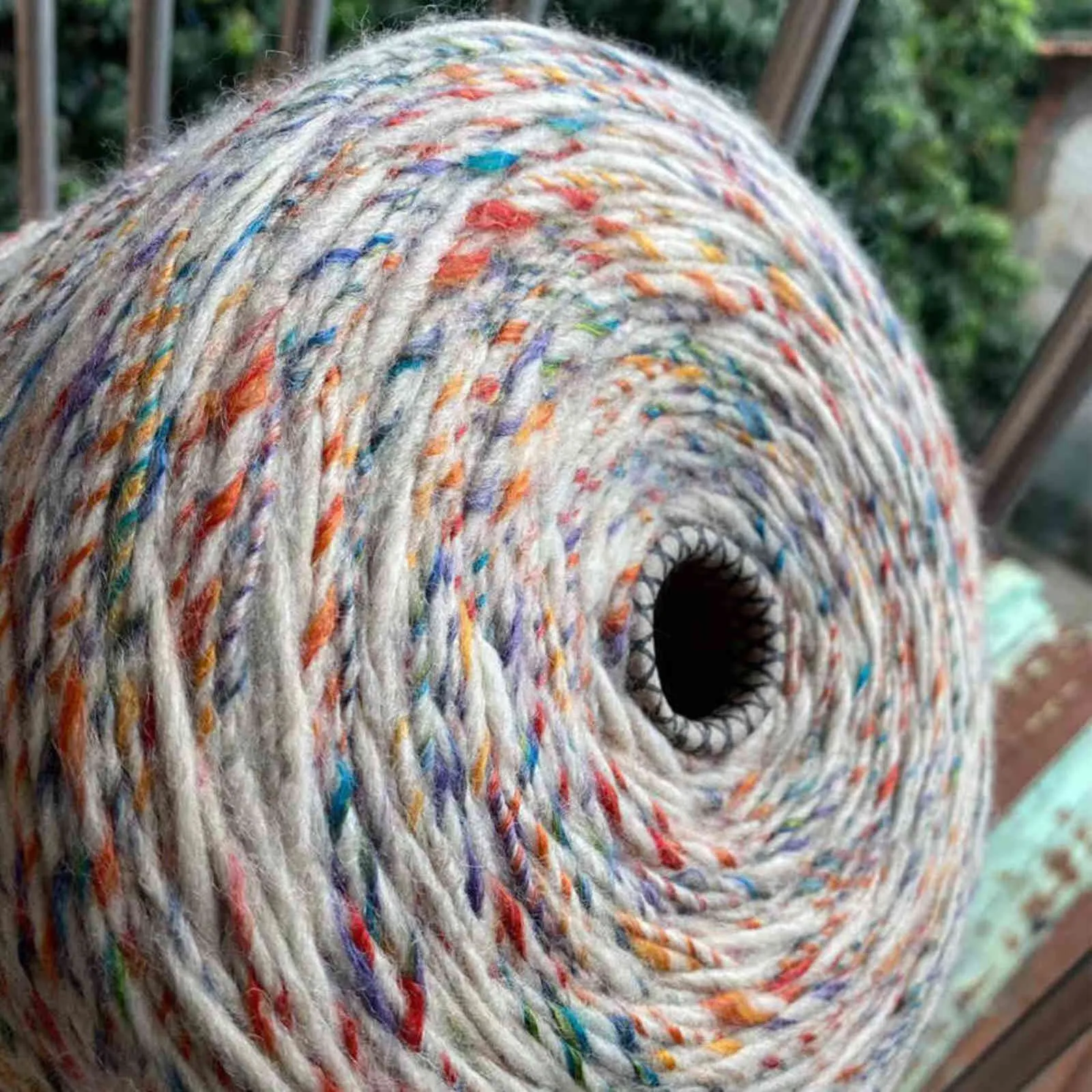 Limité Très Beau 500g Doux Santé Fantaisie Espace Dye Acrylique Laine Islande Fil pour Tricoter Couture Tissage Crochet Fil X5215 Y211129