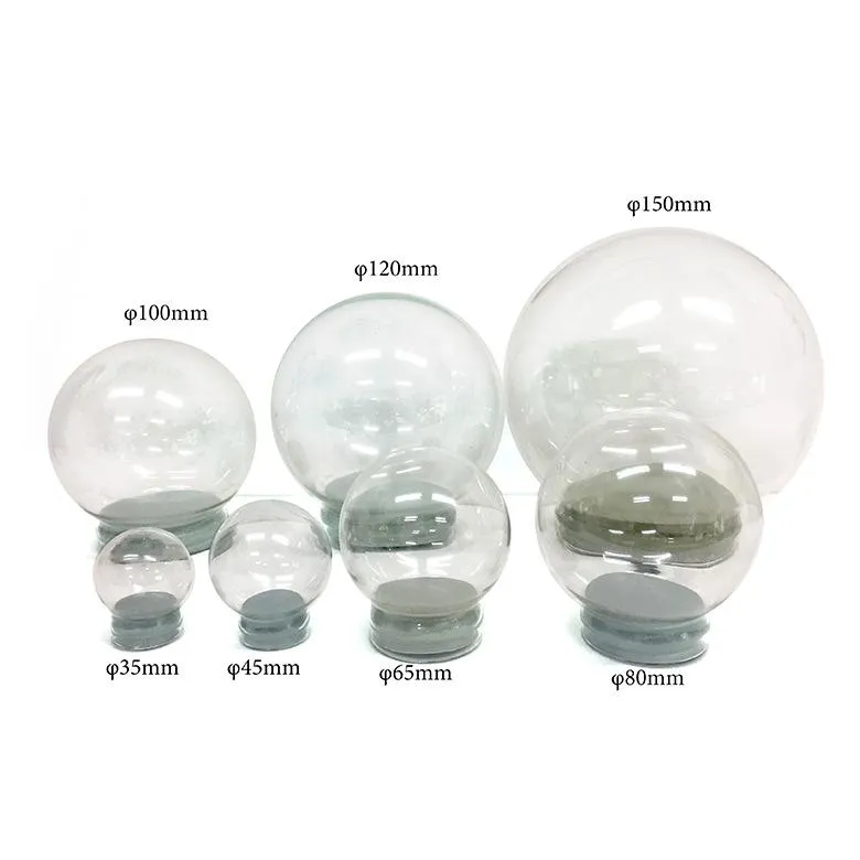 Decorative Objects & Figurines Promotional Gift 45 65 80100 120 Mm Diameter DIY Empty Glass Snow Globe Crystal Ball Birthday Weddi196Q