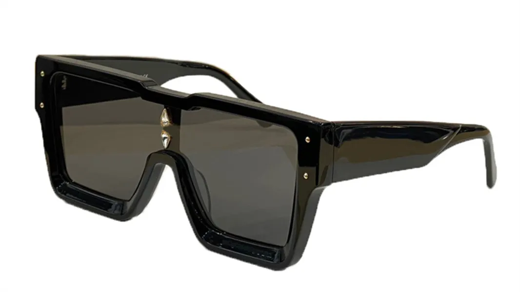 ファッションサングラスZ2188正方形の厚いプレートフレームレンズクリスタルデコレーションアバンギャルドデザイン屋外UV400保護メガネ2716