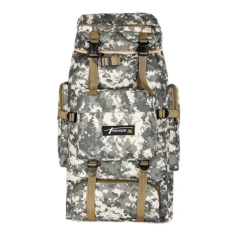 Mochila 70l sacos ao ar livre molle militar do exército tático mochilas saco de esportes à prova dwaterproof água acampamento caminhadas escalada travel239m