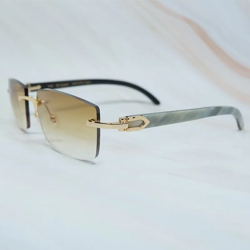 70 OFF ONDAM Mağaza Tasarımcı Güneş Gözlüğü Erkekler Lüks Buffalo Güneş Gözlükleri Kadın Buffs Gölgeler Gözlük Rimless Square Sunglasse3981463