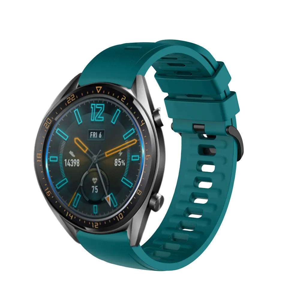 Bracelet de Sport en Silicone, 22mm, pour Huawei Watch GT 2, 46mm, pour Samsung Galaxy Watch 46mm Gear S3 Huami GTR 47mm2899634