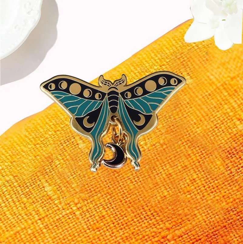 Broches, broches dessin animé créatif animal papillon en forme de papillon émail badge intéressant broche ornements broche mode bijoux cadeaux