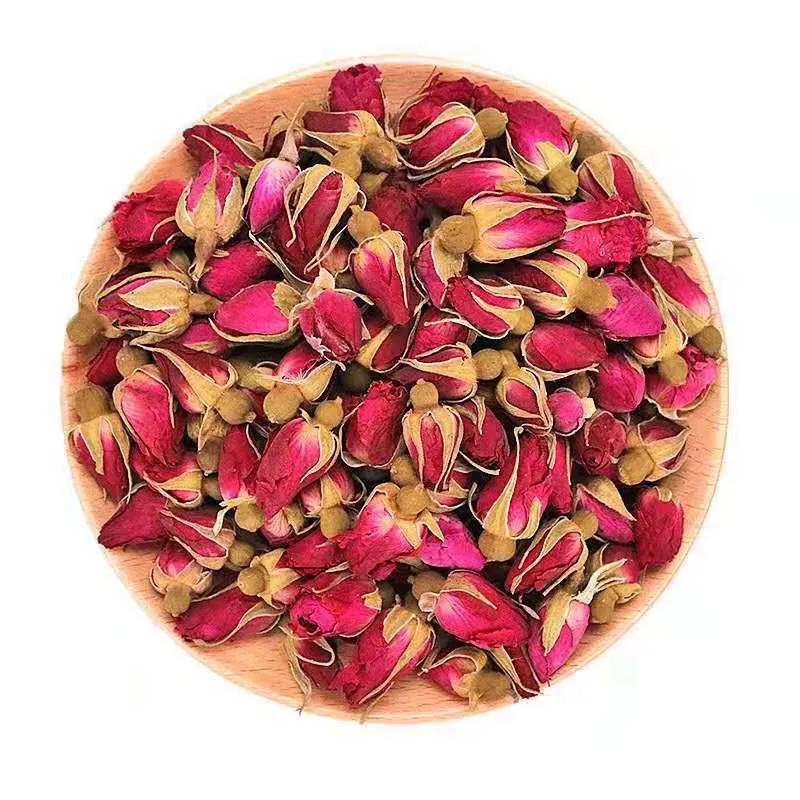 1 sac 200g Naturel Organ Séché Red Rose Buds Fleur Mini Rose Bud DIY Mariage Décoratif Confetti Artisanat Parfumé Pour Le Bain 210624