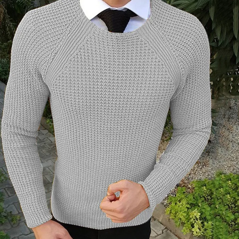 Sweter Mężczyźni Streetwear Winter Ciepły Sweter Slim Striped Casual O-Neck Pull Homme Oversize Paski Swetry Plus Size 3XL 210524