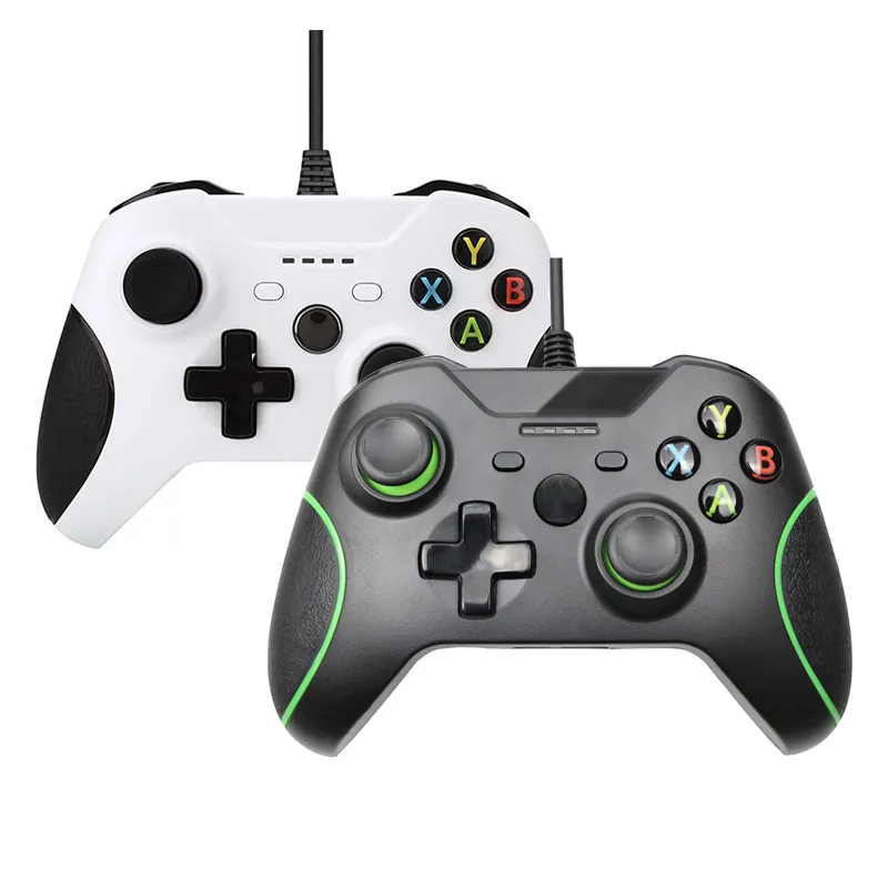 유선 컨트롤러 비디오 게임 조이스틱 Mando Microsoft Xbox One Slim Gamepad Controle Joypad Windows PC