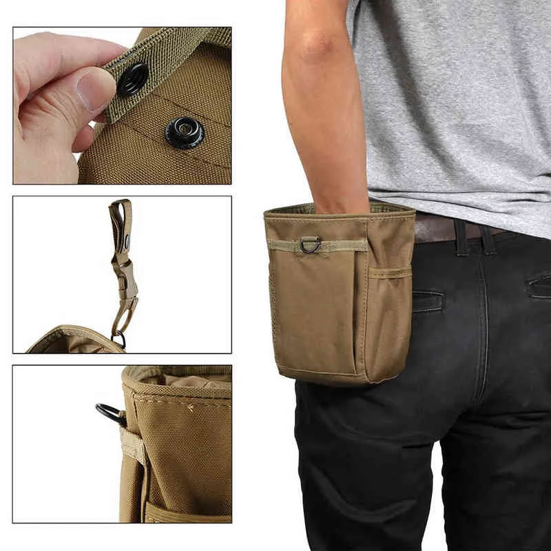 Männer Im Freien Taktische Molle Tasche Military Jagd Bergsteigen Taille Pack Handy Tasche Gürtel Taille Tasche Getriebe Tasche Gadget Y1227