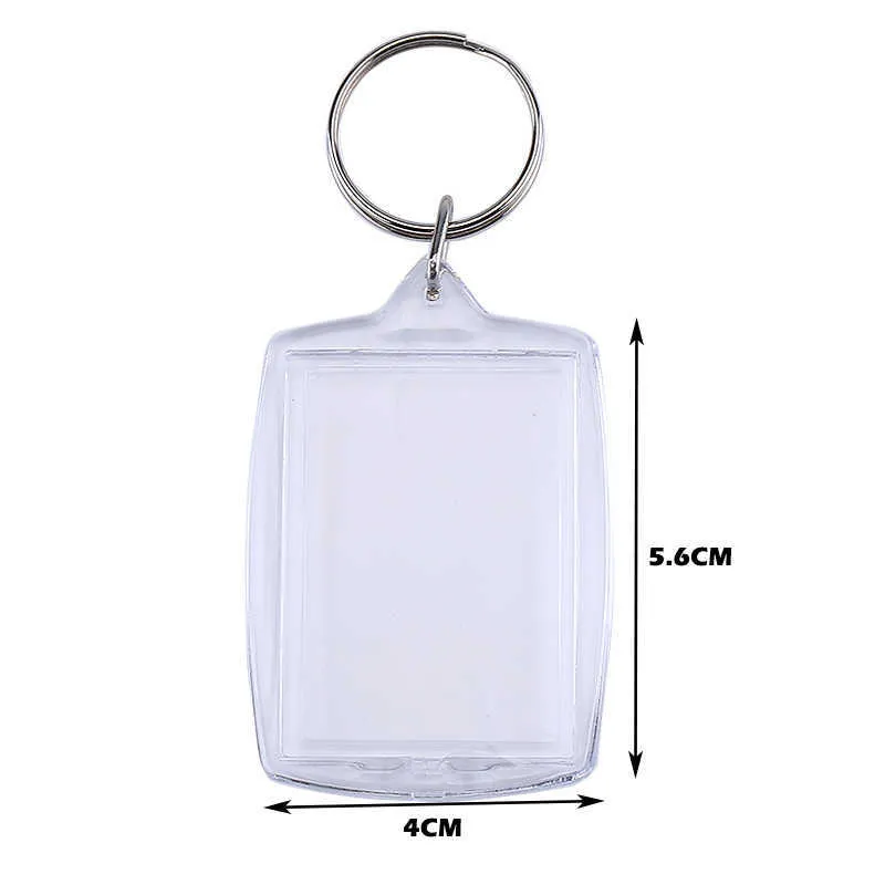 / kit keychain keychain em branco inserir chaveiro anel chaveiro insira photo passaporte chaveiros para decoração de carros Presente de crianças 46 * 33mm H0915