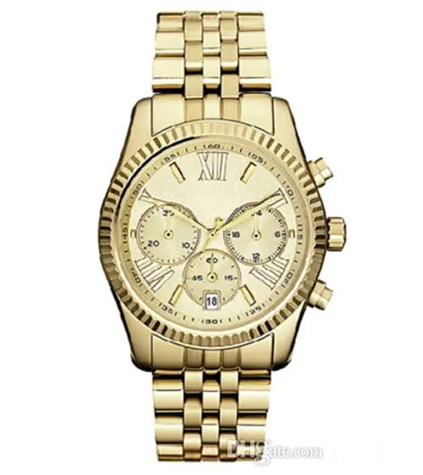Garrsion Lady Horloges Rvs Quartz Movement M5555 M5556 M5569 Nieuwe stijl mode gouden horloge