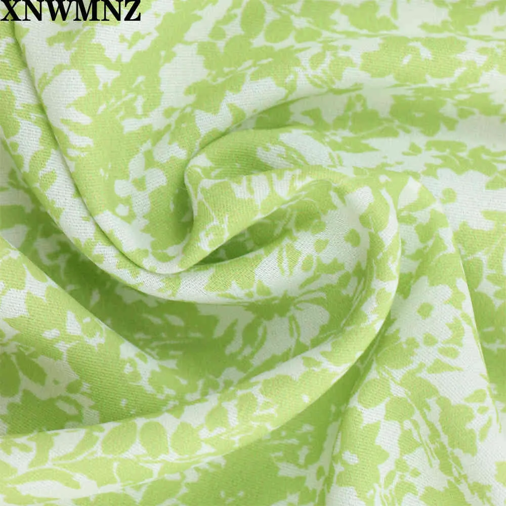 women green fashion elastic print pleats casual slim midi dress female o neck sleeveless vest vestidos chic summer 210520
