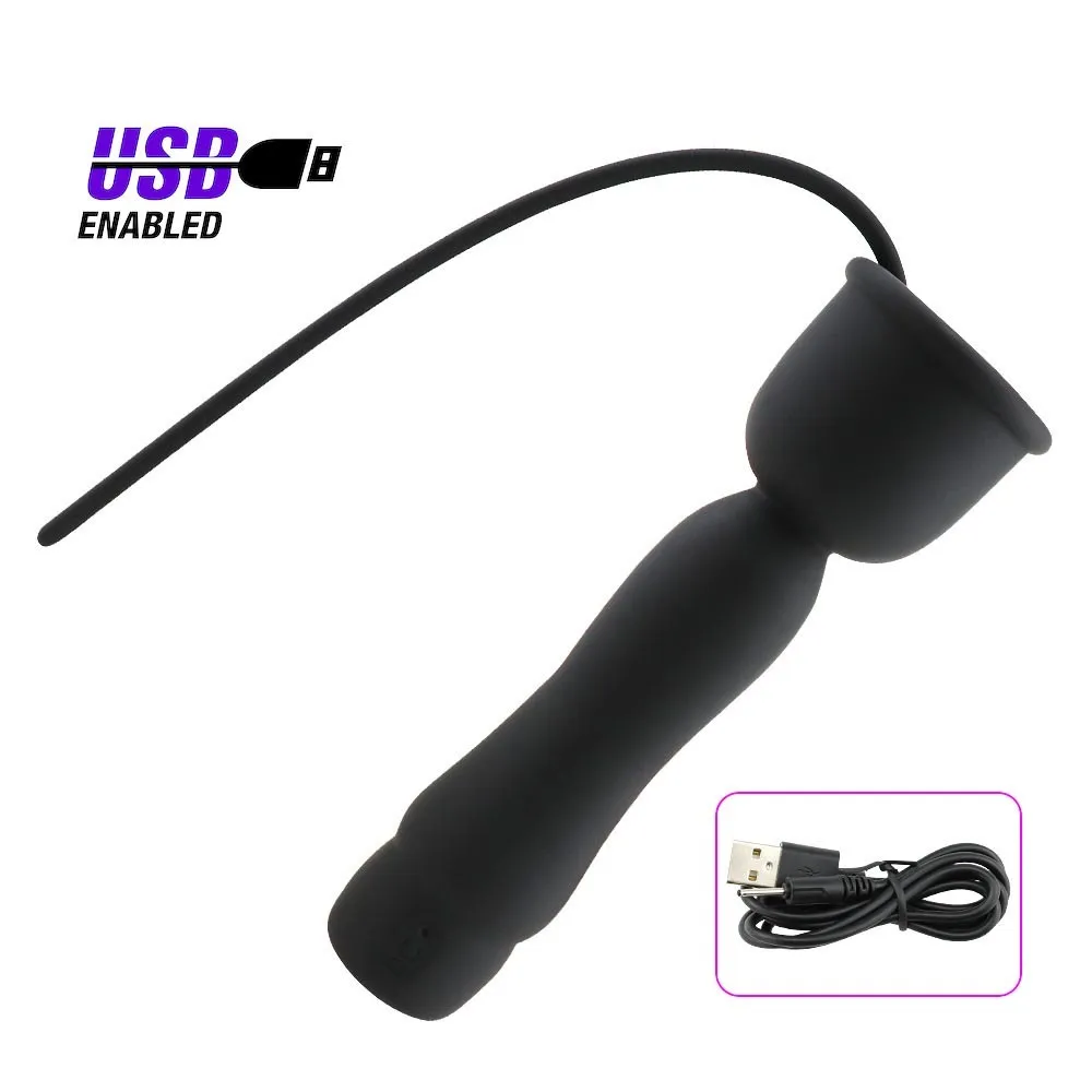 EXVOID Penis Plug Vibrateur Dilatateur Sons Mâle Pénis Insert Dispositif Cathéter urétral Sex Toys Pour Hommes Anal Massage De La Prostate X0328556424