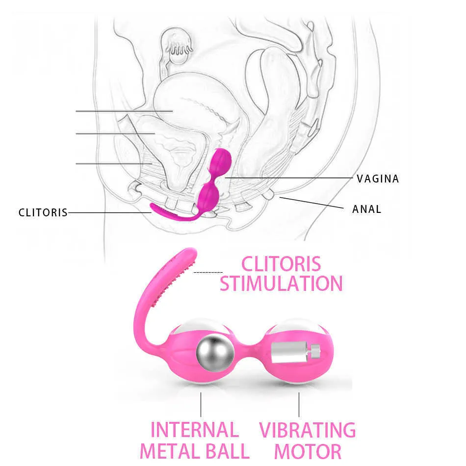 NXY wibratory zdalnego sterowania Kegel pochwy piłka wibrator erotyczne produkty sex zabawki dla kobiety dorośli Wagina Trener mięśni intymny sklep towarów 0104