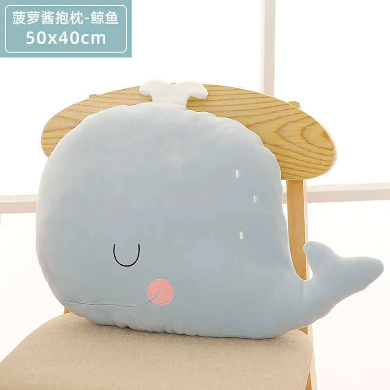 Kawaii Goose Crab Lion Whale Plush Toys Stuffed Animals Doll Pillow Cushion Tissue Boxes Baby Kids Children Girls Birthday Gifts 210728