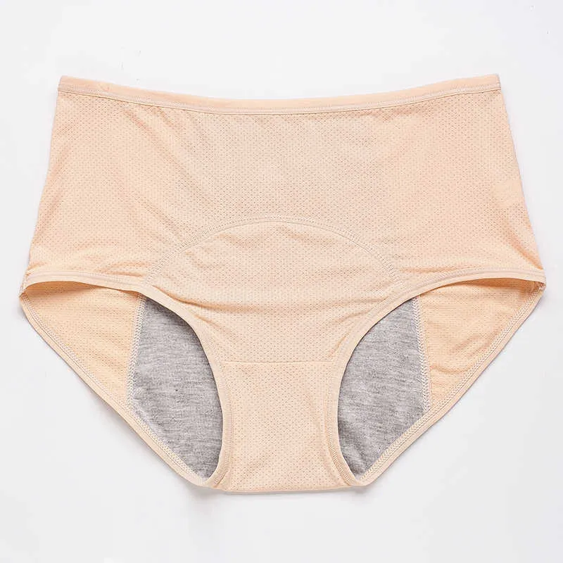 / Set culotte menstruelle femmes pantalons sexy anti-fuite incontinence coton plus taille sous-vêtements femmes slips période lingerie Y0823