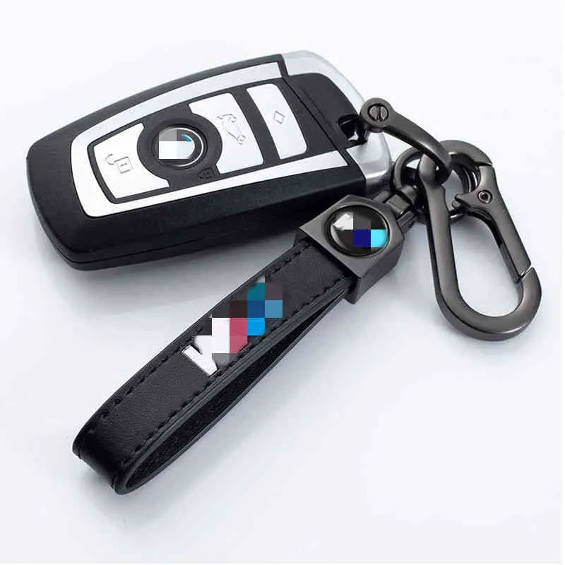 Luxus S -Kette Echtes Leder -Car FOB -Schlüsselkette für BMW M x1 x3 x4 x5 x6 x7 E46 E90 F20 E60 E39 Accessoires3404777