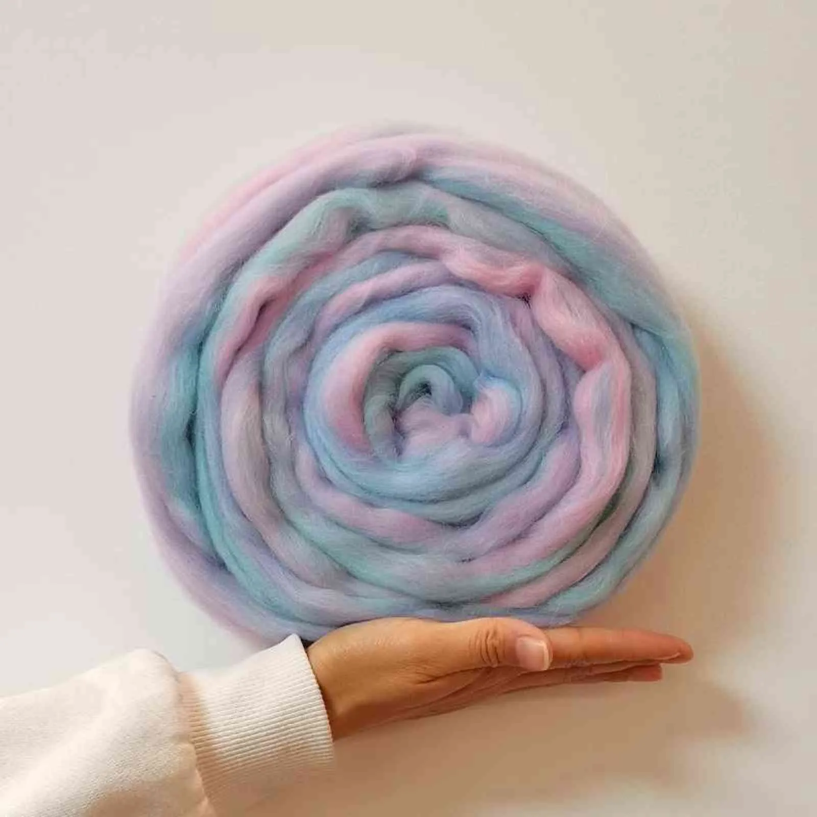 1 PZ Misto Lana Roving 50g 4 Tipo Merino Fibra Mista Lana Tinta A Mano Top Art Infeltrimento Bagnato Forniture Infeltrimento Ad Ago Lana Fai Da Te Roving A Y211129