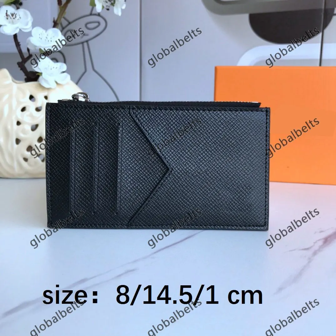 Kortinnehavar Kortsinnehavare Pass Creditcard 2021 Who Women Men Busseness No Zipper Fold Purse Purse Purs Plaid Plaid F310B