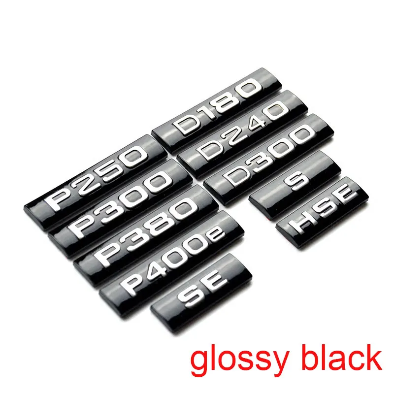 Autocollant Capot Range Rover XCBW - Lettres 3D Silver Matte - Stickers Logo Design Premium Pour Personnalisation Extérieure