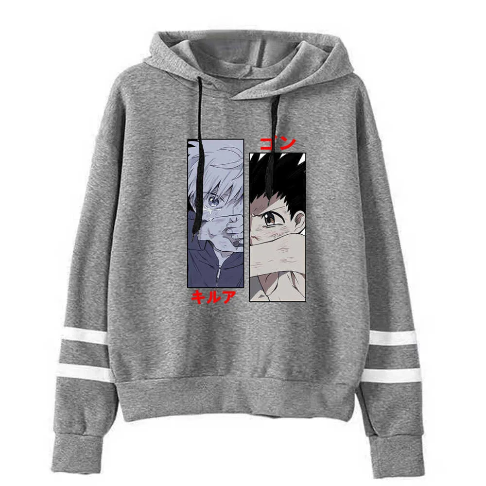 Hunter X Hunter GON FREECSS Killua sweat à capuche pour homme sweat ample vêtements masculins Y0803 Y0804