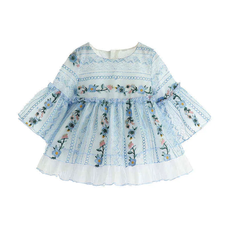 Robe de princesse en dentelle pour bébés filles, tenue de fête d'anniversaire pour 1er et 2ème printemps, tenue de baptême pour nouveau-né, vêtements pour enfants de 0 à 4 ans, G1129