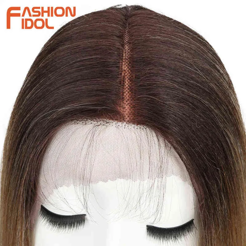 Mode idol 10 tum bob peruker raka hår spetsar peruker för kvinnor cosplay peruker värmebeständigt falskt hårsyntetik 2201217066017