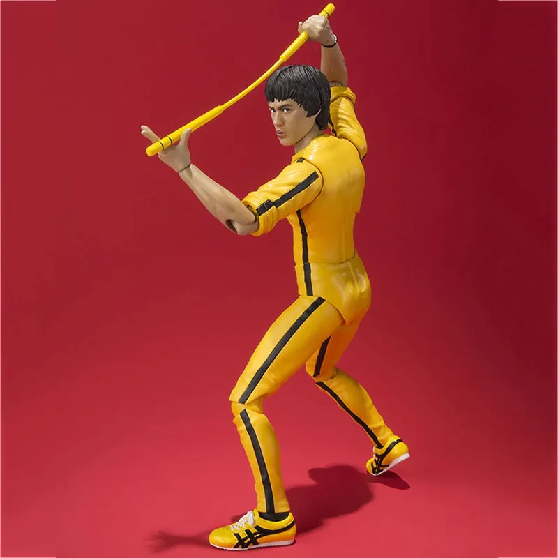 Bruce Lee Action Figure Toys Collection 75th Anniversary Edition желтая одежда