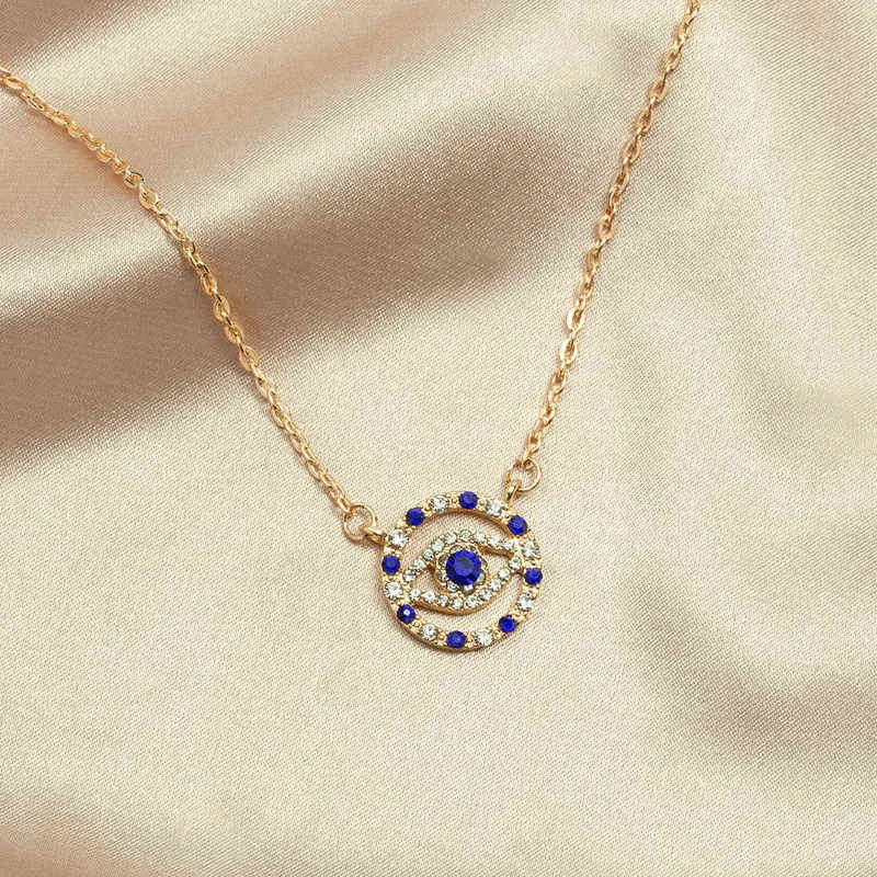Collier mauvais œil bleu turc pour femmes, bijoux Boho, pendentif, cadeau de fête, G1206, 2021