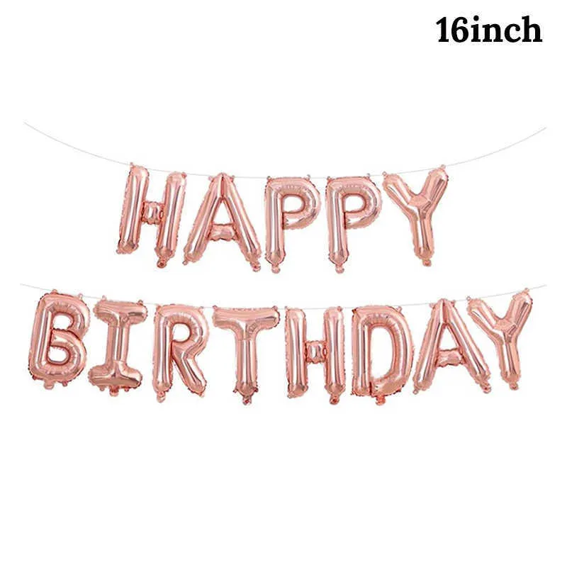 Rose Gold Party Disposable Tableware Plate Number Balloon Girl Birthday Party Wedding Decor Adult Celebration Baby Shower Decor Y0827
