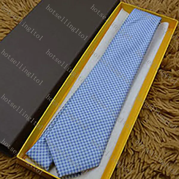 9 Style Men's Letter Tie Silk Slips Big Check Little Jacquard Party Wedding Woven Mashed Design Men Casual Ties L98274G