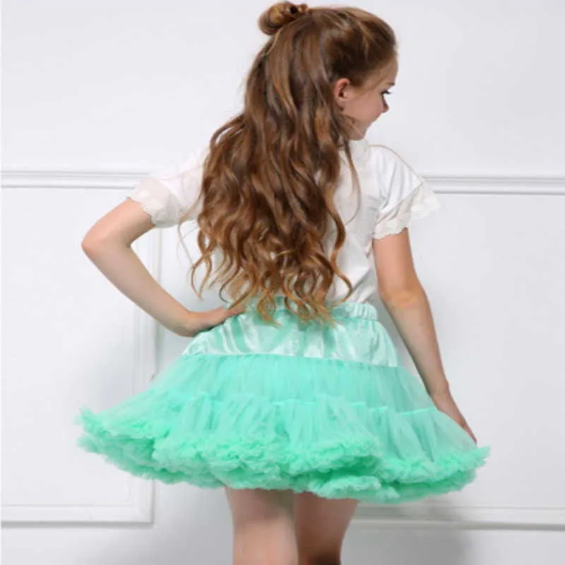 Yaz Aile Eşleştirme Tutu Etek Kız İplik Örgü Prenses Elbise Anne Kızı E001 210610