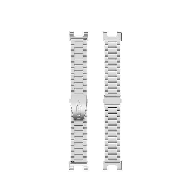 Luxueuze band voor Amazfit T Rex Pro Smart Watch Riem metal roestvrijstalen armband voor Xiaomi Huami Amazfit T Rex Screen Film H0915