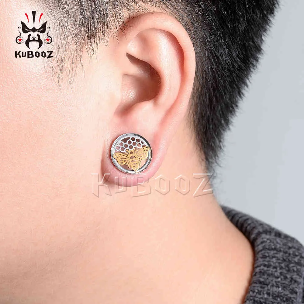 Весь цена из нержавеющей стали пчелы Piering Piercing Tunnels Manustes Body Ювелирные изделия Серьезные вилки Расширевки носилок 34 шт.