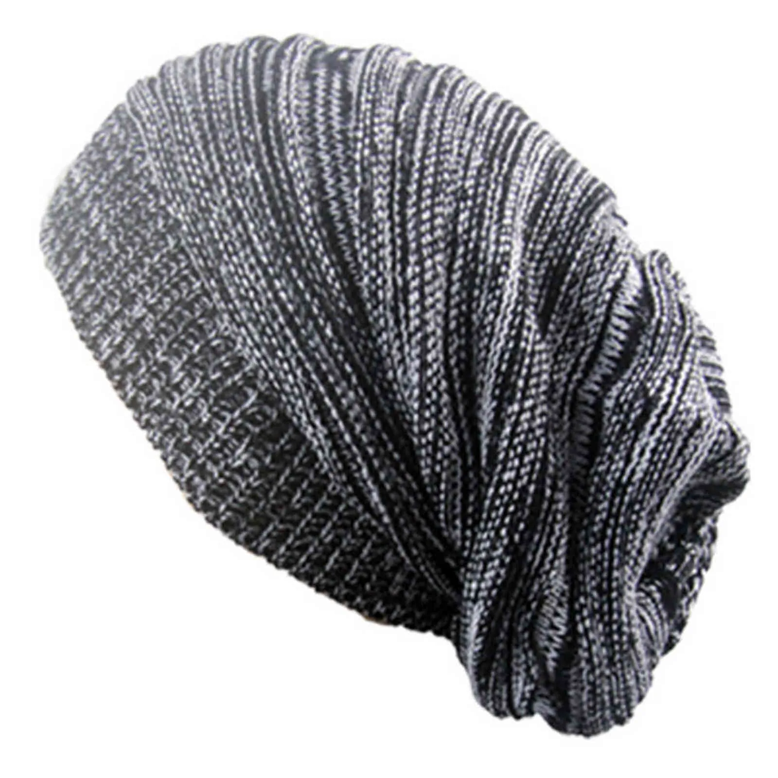 Nieuwe Unisex Womens Mens Knit Baggy Muts Hoed Winter Warm Oversized Ski Cap MZ005 Y21111